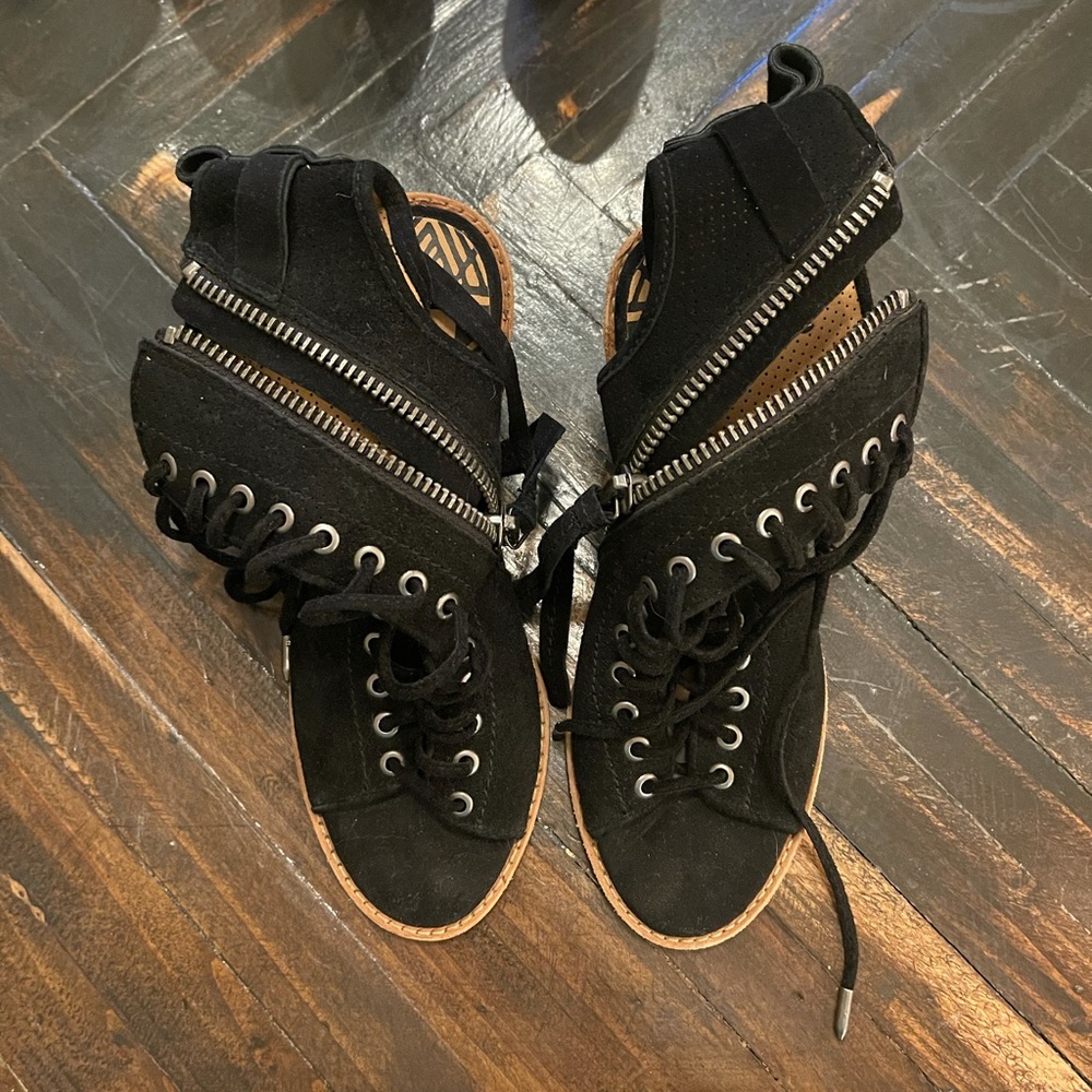 Dolce Vita lace up heels, size 6